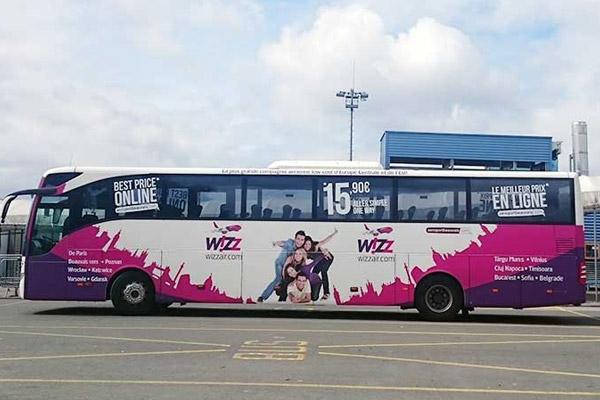 Bus événementiel wizz